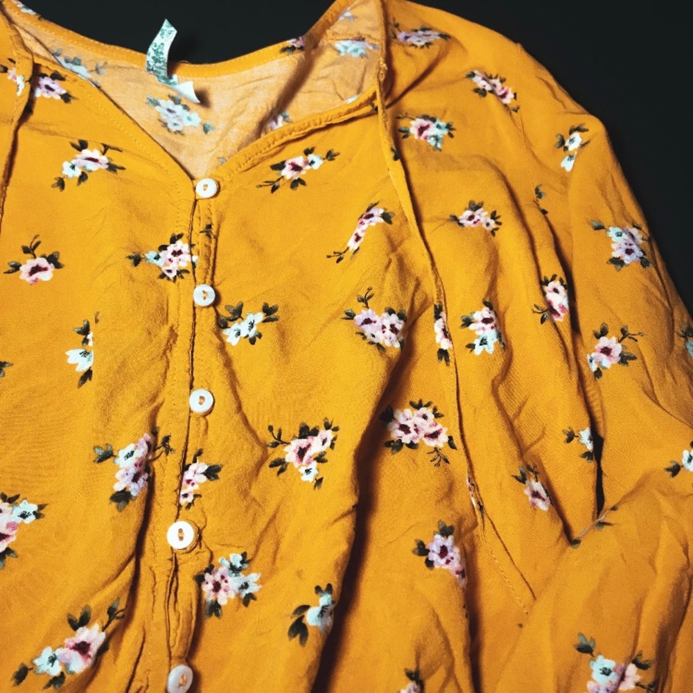 floral blouse